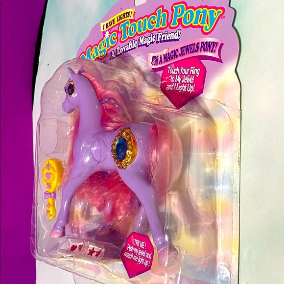 MAGIC TOUCH PONY VINTAGE 90s MAGIC JEWELS PONY SHANNON JEWELS LIGHT UP & BLINK - Picture 12 of 16